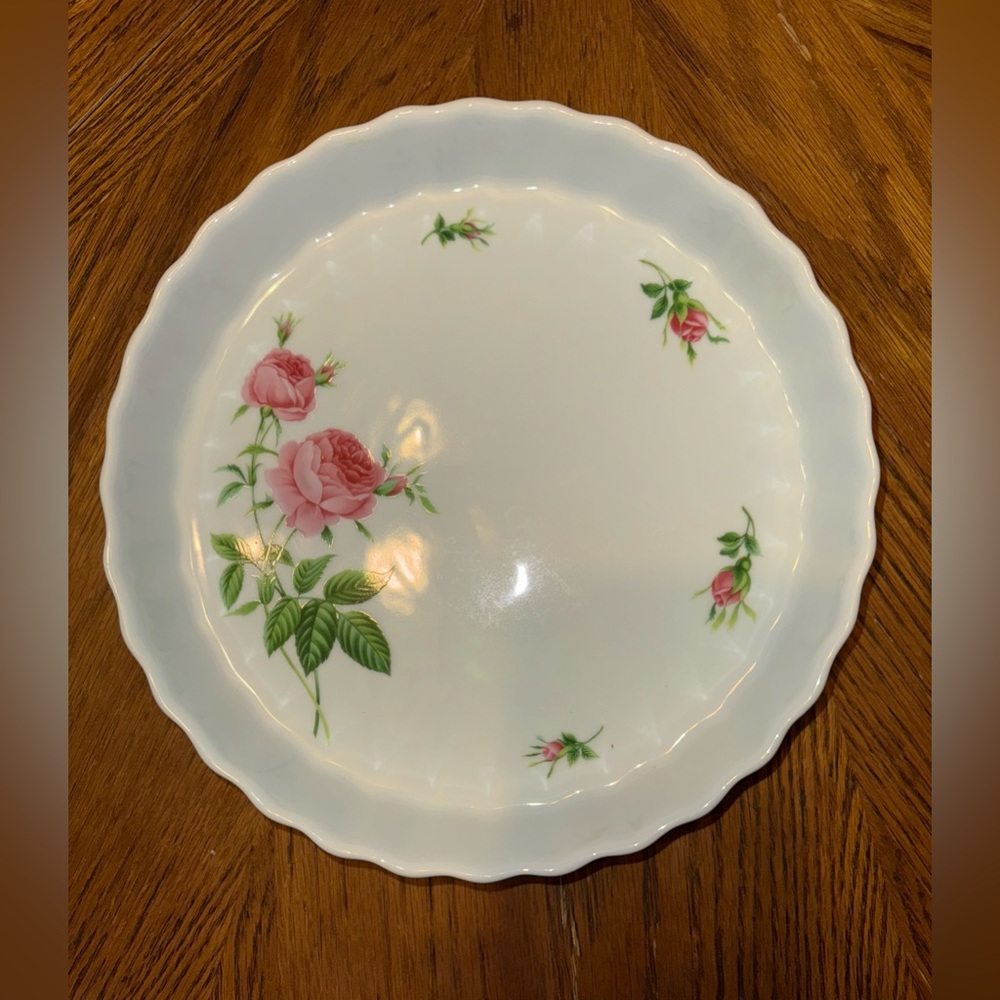 VTG Jeanette Fine China Fluted quiche-tart-pie pan